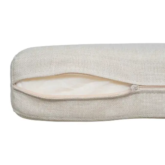 Christopher Knight Home Tulip Patio Rustic Acacia Wood Loveseat with Water-Resistant Cushions image {7}