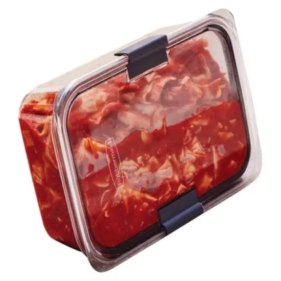 Rubbermaid 2pk 0.5 Cup Brilliance Food Storage Containers:Leakproof, Stackable, Airtight, Microwave & Freezer Safe image {9}