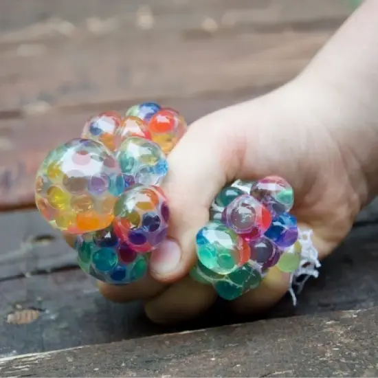 Big Mo's Toys Squishy Mesh Balls - 12 Pack image {5}