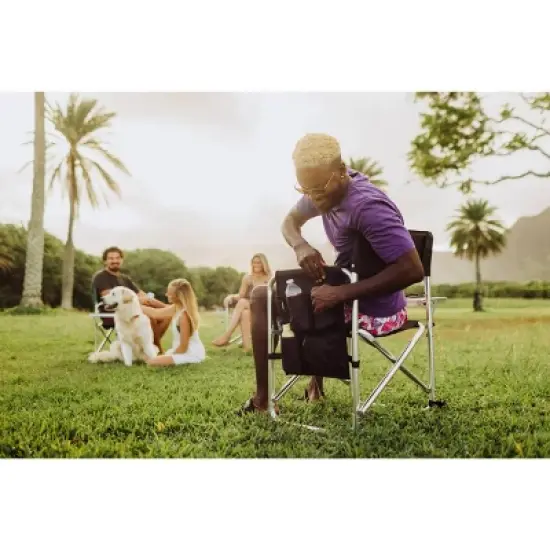 NCAA Kansas State Wildcats Portable Camp Chair with Side Table image {4}