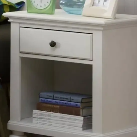 Home Bermuda Nightstand White/Espresso - Home Styles image {6}