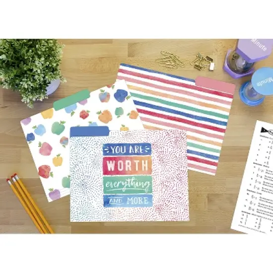 Teacher Created Resources&reg; Watercolor File Folders, 12 Per Pack, 2 Packs image {5}