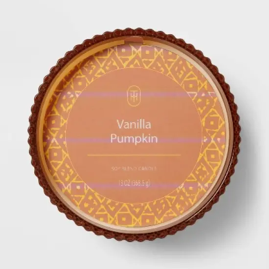 "3-Wick Ribbed Glass Candle 13oz - Threshold&trade; image {3}