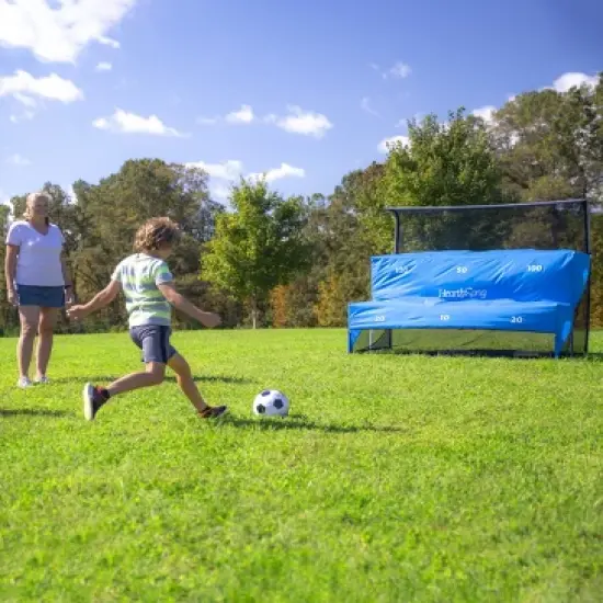 HearthSong Large Soccer Arcade Outdoor Active Game Set with Soccer Goal, Two Soccer Balls, and Carry Bag image {7}