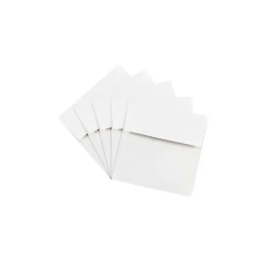 JAM Paper 5 x 5 Square Invitation Envelopes White 28414 image {2}