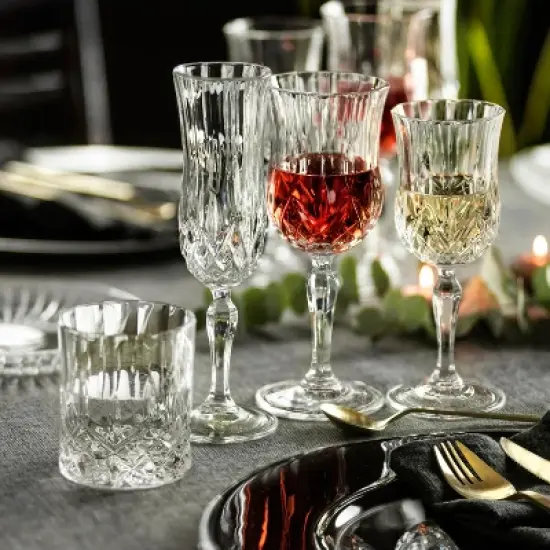 Lorren Home Trends Opera Wine Glass set of 6 image {3}