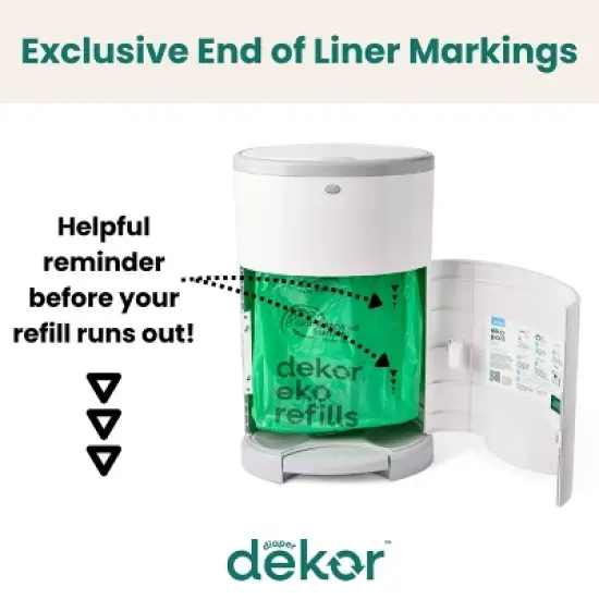 Diaper Dekor Eko Mini Diaper Pail Refill - 2pk image {5}