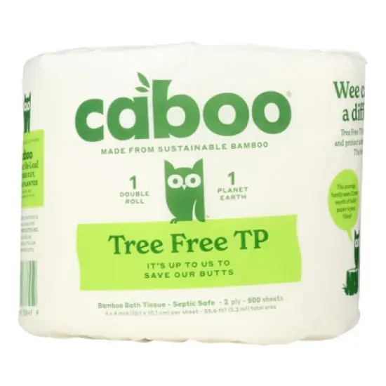 Caboo 500 2-Ply Tree Free Toilet Paper - 24 ct image {1}