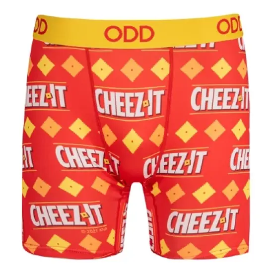 Odd Sox, Cheez It, Men's Boxer Briefs, Funny Novelty Print Underwear image {5}