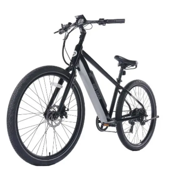 GOTRAX Adult Transfer 27.5" Step Over Electric Hybrid Bike image {5}