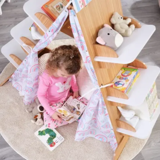 KidKraft Book Nook Tent with Shelves image {3}