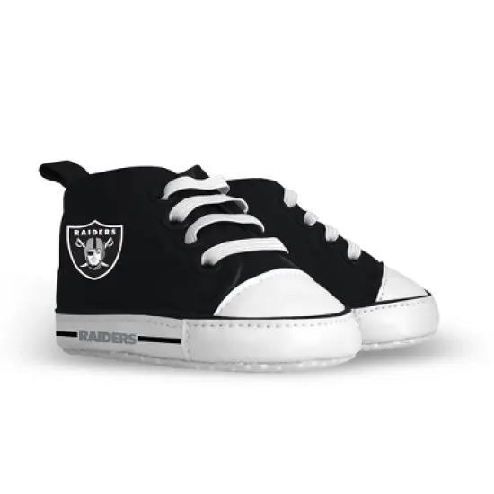 Baby Fanatic 2 Piece Bid and Shoes - NFL Las Vegas Raiders - White Unisex Infant Apparel image {2}