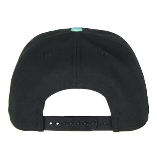 Scooby Doo Snack Time Tie-Dye Pre-Curved Bill Adjustable Snapback Hat Cap Black image {6}