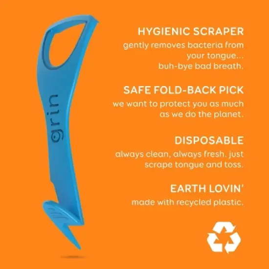 Grin Oral Care Tongue Cleaner - 48ct image {3}