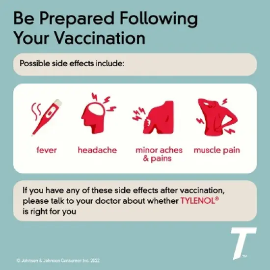 Tylenol Extra Strength Pain Reliever and Fever Reducer Caplets - Acetaminophen image {8}