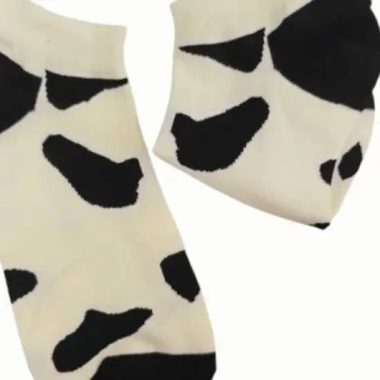 Cow Skin Patterned Socks (Women's Sizes, Adult Medium) from the Sock Panda image {2}