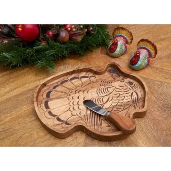 C&F Home Thanksgiving Turkey Dolomite Salt & Pepper Shakers Set of 2 image {6}