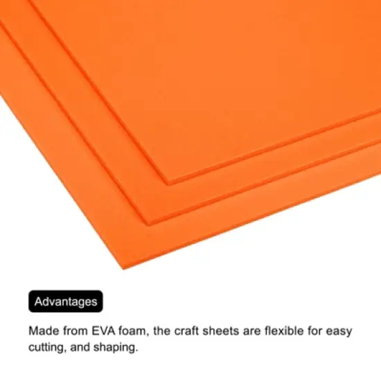 Unique Bargains EVA Flexible Washable DIY Projects Craft Foam Sheets 8 Pcs image {3}