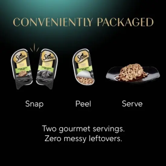 Sheba Perfect Portions Cuts in Gravy Tender Turkey Flavor Wet Cat Food - 2.64oz image {3}