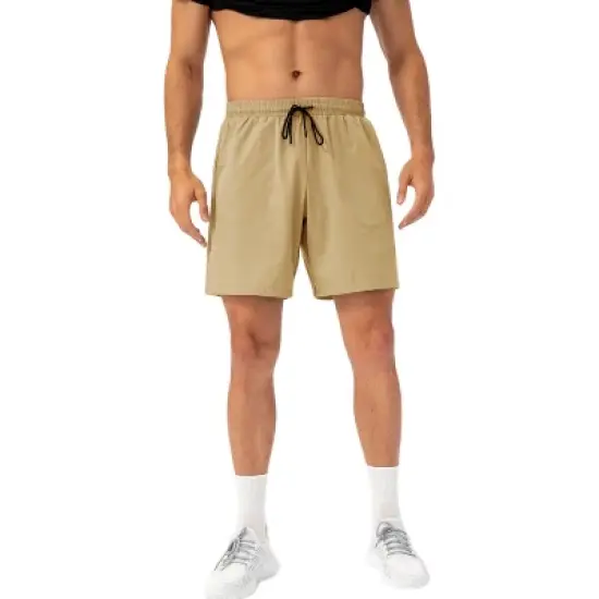 Anna-Kaci Active Men's Lightweight Quick-Dry Shorts with Elastic Drawstring Waist and Side Pockets image {1}