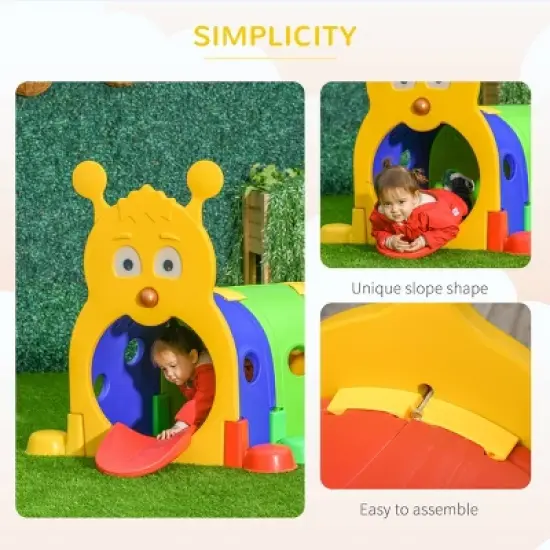Baofuwish Caterpillar Tunnel for Kids, Outdoor Indoor Climb and Crawl Through, Play Equipment for Toddler 3-6 Year Old image {4}