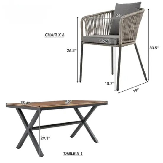 DSVIMOY Outdoor Patio Daybed, Rattan Daybed Outdoor Sunbed with Detachable Pillows for Patio, Backyard, Pool, Beige, 57"*59.5"*57.5" image {2}