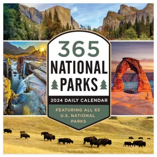 TF Publishing 2024 Daily Desktop Calendar 5.25"x5.25" National Parks image {3}