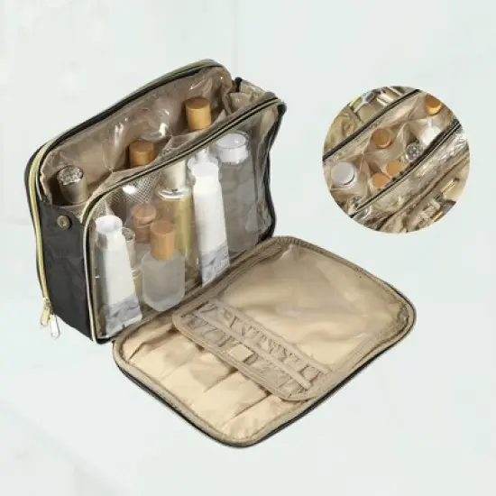 Unique Bargains Large Water-resistant Makeup Bags and Organizers 1 Pc image {2}