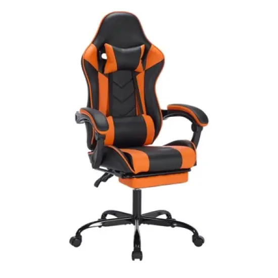 Racxily Gaming Chair w/ Footrest, Ergonomic Computer Chair with Headrest and Lumbar Support, Breathable Material Height Adjustable image {15}