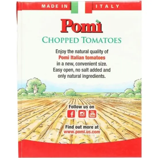 Pomi Chopped Tomatoes - Case of 12/13.8 oz image {2}