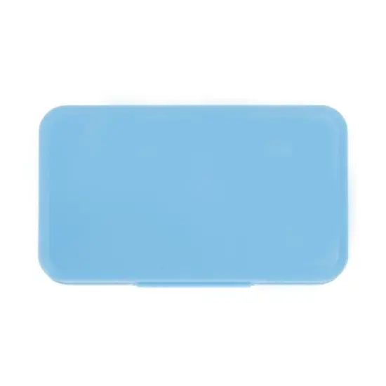 Unique Bargains 4 Grid Flap Pill Case Blue 1 Pc image {6}