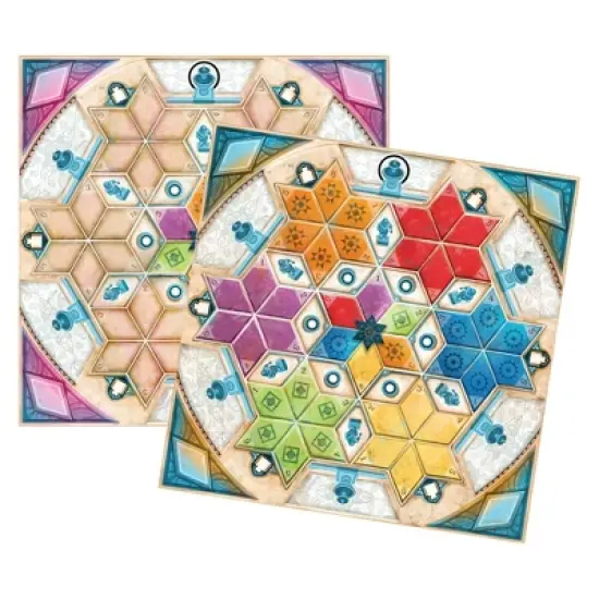 Azul Game Glazed Pavilion Expansion: Asmodee Strategy Board Games, 2-4 Players, Creative Problem Solving image {3}