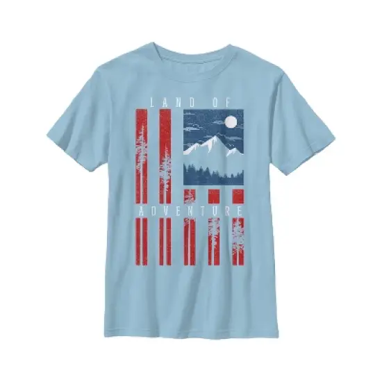 Boy's Lost Gods Fourth of July  Land of Adventure T-Shirt image {2}