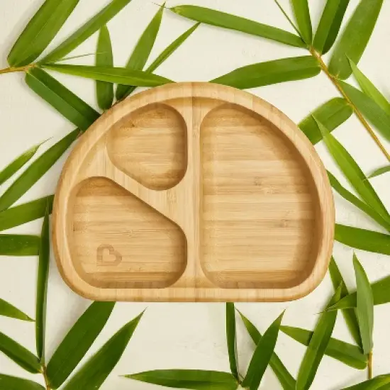 Munchkin Bamboo Divided Suction Dining Plate image {2}
