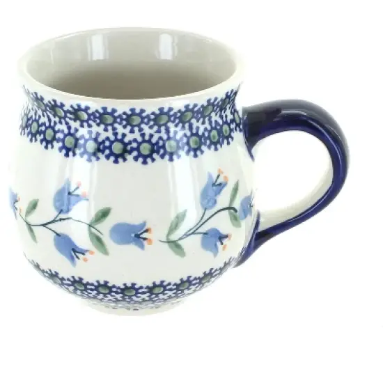 Blue Rose Polish Pottery K090  Manufaktura Bubble Mug image {26}