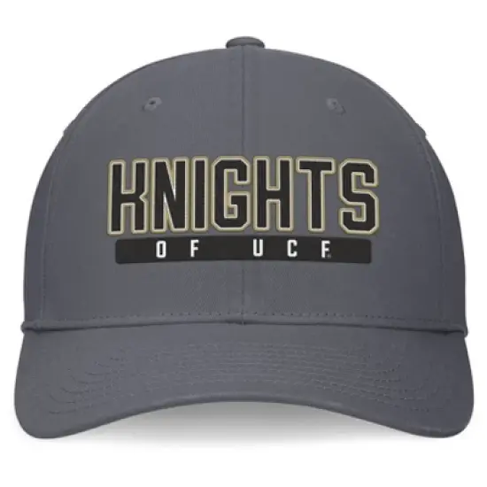NCAA UCF Knights Cotton Twill Snapback Hat: Adjustable Solid Gray Mens Apparel image {1}
