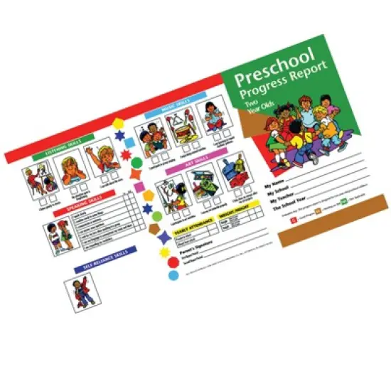 Hayes Publishing Preschool Progress Report, Two Year Olds, 10 Per Pack, 6 Packs image {2}