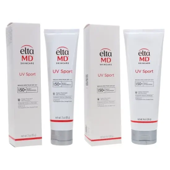 EltaMD UV Broad Spectrum Sport SPF 50+ Body Sunscreen 3 oz & 8 oz Combo Pack image {8}