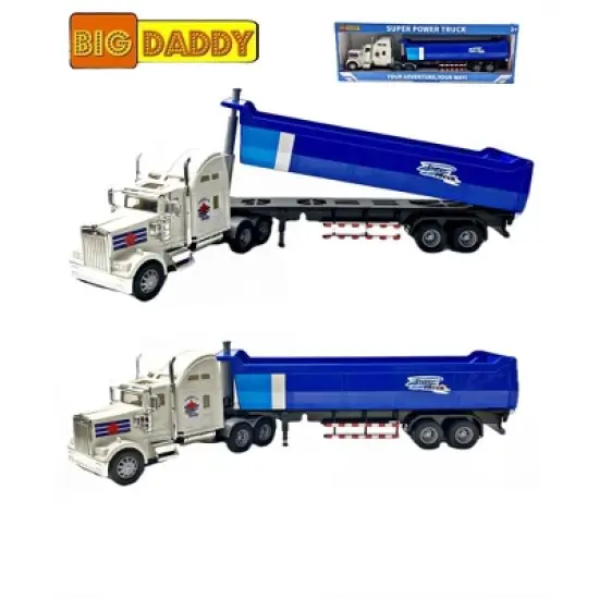 Big Daddy Big Rig Heavy Duty Tractor Trailer Transport Series Dump Truck image {5}