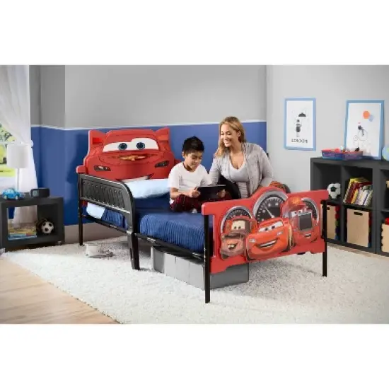 Twin Disney Pixar Cars Plastic 3D Bed - Delta Children image {1}