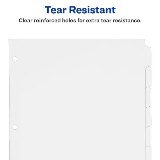 Avery Write-On Plain-Tab Dividers 8-Tab Letter 24 Sets 11507 image {3}