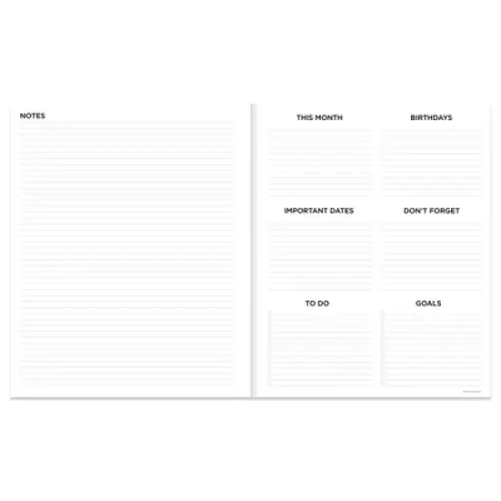 TF Publishing 2024 Monthly Planner 11"x9" Gray image {2}