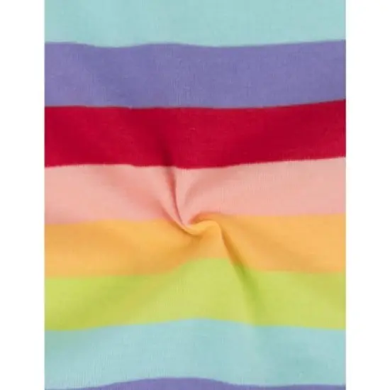 Leveret Kids Two Piece Cotton Short Striped Pajamas image {3}