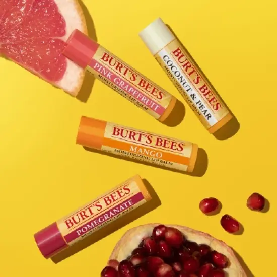 Burt's Bees Moisturizing Lip Balm - Superfruit - 4pk image {10}