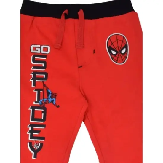 Marvel Avengers Hulk Black Panther Captain America 4 Pack Jogger Pants Toddler image {7}