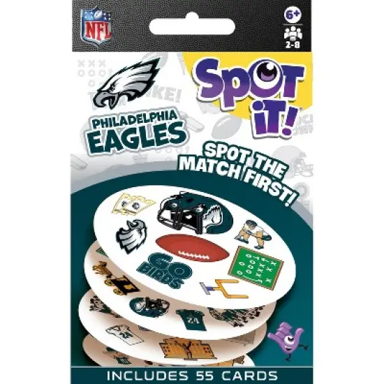 MasterPieces Officially Licensed NFL Philadelphia Eagles Spot It Game for Kids and Adults image {3}