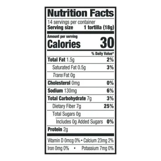 Guerrero Street Taco Size Zero Net Carbs Jalapeno Tortillas - 14ct / 8.89oz image {9}