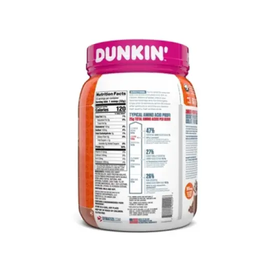 Dymatize 100% Whey Isolate Protein Powder - Dunkin Mocha Latte - 20 Serve image {2}