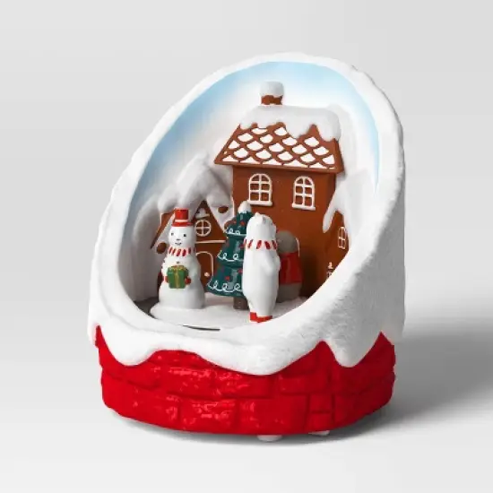 7'' Christmas Animated Gingerbread House Snowglobe - Wondershop&trade; image {3}