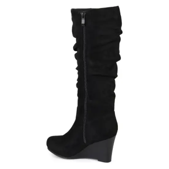 Journee Collection Womens Haze Wedge Knee High Boots image {6}